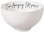 Schale VILLEROY & BOCH "Bol Amazing not perfect Statement &oslash; 13,8 cm wei&szlig;", wei&szlig;,