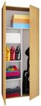 Mehrzweckschrank VCM "Holz Besenschrank Staubsauger Putzschrank Vandol", braun