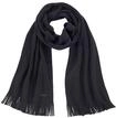 Schal BOSS "Albas", Damen, blau (dunkelblau), Web, Wolle, unifarben, Modet&uuml;cher