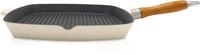 Steakpfanne KR&Uuml;GER "Einsenguss Grill-/ Steakpfanne SAVANNA, 28 x 28cm", beige