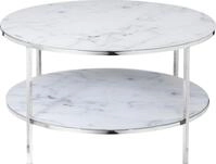 Couchtisch SALESFEVER "Caorle Coffeetable im minimalistischen Stil", wei&szlig; (wei&szlig;,