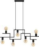 EGLO H&auml;ngeleuchte "FEMBARD Pendellampe, Wohnzimmerlampe, E27, IP20, Vintage, Stahl,