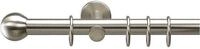 Gardinenstange LIEDECO, silber (silberfarben), L:240cm &Oslash;:20mm, Metall,
