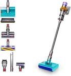 DYSON Nass-Trocken-Akkusauger "V15s Detect Submarine&trade;", blau (nickel satin gelb,