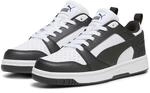 Sneaker PUMA "REBOUND V6 LO JR", Jungen, Gr. 35,5, schwarz-wei&szlig; (puma wei&szlig;, puma