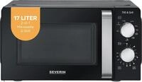 SEVERIN Mikrowelle "MW 7781, mit Grillfunktion 2-in-1", schwarz, B:32cm H:24cm