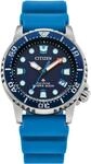 Taucheruhr CITIZEN "Promaster Eco-Drive Diver", blau, Armbanduhren, Damen,