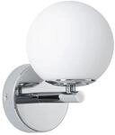 PAULMANN LED Wandleuchte "Selection Bathroom Gove IP44 5W 3000K Satin, Glas/Metall",