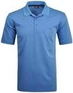 Poloshirt RAGMAN "Poloshirt Softknit-Polo", Herren, Gr. 8XL, blau (hellblau),