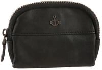 Schl&uuml;sseltasche HARBOUR 2ND "Imke", Damen, grau (ash), Leder, Kleinlederwaren