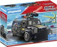 Konstruktions-Spielset PLAYMOBIL "SWAT-Gel&auml;ndefahrzeug (71144), My Action Heroes",