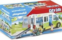 Konstruktions-Spielset PLAYMOBIL "Schulbus (71329), My City Life", bunt,