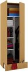 Mehrzweckschrank VCM "Holz Besenschrank Staubsauger Putzschrank Vandol S", braun