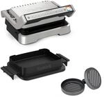 Kontaktgrill TEFAL "GC774HP OptiGrill 4in1", silber (silberfarben), B:29cm H:41,2cm