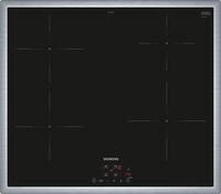 SIEMENS Induktions-Kochfeld "EH645BEB6E", schwarz, B:58,3cm H:5,5cm T:51,3cm,