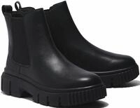 Chelseaboots TIMBERLAND "GREYFIELDMID CHELSEA BOOT", Damen, Gr. 36, schwarz, Leder,