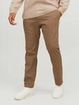 Chinohose "JPSTMARCO JJDAVE LC NOOS PLS", Herren, Gr. 40(XXXL), L&auml;nge 32, braun