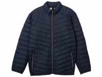 TOM TAILOR Herren Plus - Lightweight Jacke aus recyceltem Polyester, blau, Uni, Gr.