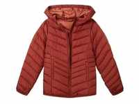 TOM TAILOR DENIM Damen Lightweight Jacke mit recyceltem Polyester, rot, Uni,...