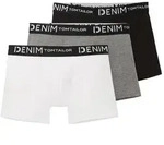 TOM TAILOR DENIM Herren Boxershorts im 3er-Pack, grau, Uni, Gr. S TOM TAILOR DENIM Herren Boxershorts im 3er-Pack, grau, Uni, Gr. S