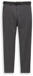 TOM TAILOR Herren TTTRAVIS SLIM Chino Hose mit G&uuml;rtel, grau, Meliert, Gr. 32/32