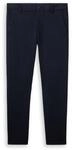 TOM TAILOR Herren TTTRAVIS SLIM Chino Hose aus Piqu&eacute; Jersey, blau, Uni, Gr. 29/32