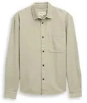 TOM TAILOR DENIM Herren Relaxed Fit Hemd mit Brusttasche, braun, Uni, Gr. XXL