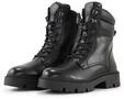 TOM TAILOR Damen Gef&uuml;tterte Stiefel, schwarz, Uni, Gr. 36