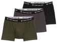 TOM TAILOR Herren Boxershorts im 3er-Pack, gr&uuml;n, Uni, Gr. S