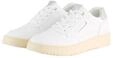 TOM TAILOR Damen Sneaker mit Metallic-Details, wei&szlig;, Uni, Gr. 36