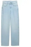 TOM TAILOR DENIM Damen TTLINOU WIDE Jeans, blau, Uni, Gr. XXL