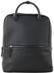 TOM TAILOR Damen TTGIA L Rucksack aus Lederimitat, schwarz, Uni, Gr. ONESIZE