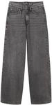 TOM TAILOR M&auml;dchen Wide Leg Jeans, grau, Uni, Gr. 176