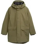 TOM TAILOR DENIM Herren Parka mit wasserabweisender Funktion, gr&uuml;n, Uni, Gr....
