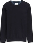 Tom Tailor 1047570_13160, TOM TAILOR Herren Strickpullover aus Baumwolle, blau,