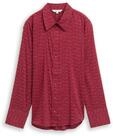 TOM TAILOR Damen Hemdbluse mit Muster, rot, Gemustert, Gr. 46