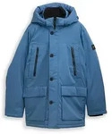 TOM TAILOR Herren Arctic Parka mit abnehmbarer Kapuze, blau, Uni, Gr. XXL