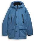 TOM TAILOR Herren Arctic Parka mit abnehmbarer Kapuze, blau, Uni, Gr. XXL