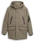 TOM TAILOR Herren Arctic Parka mit abnehmbarer Kapuze, gr&uuml;n, Uni, Gr. XXL