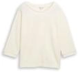 TOM TAILOR Damen Loose Fit Langarmshirt mit Fledermaus&auml;rmeln, wei&szlig;, Uni, Gr. XXL