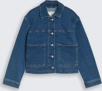 Tom Tailor 1050131_10152, TOM TAILOR M&auml;dchen Cropped Jeansjacke mit Stretch, blau,