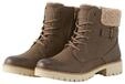 TOM TAILOR Damen Wasserdichte Stiefel mit F&uuml;tterung, beige, Uni, Gr. 37