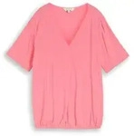 TOM TAILOR Damen Bluse aus Viskose, rosa, Uni, Gr. 36