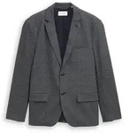 TOM TAILOR Herren Dobby Sakko mit Stretch-Anteil, blau, Uni, Gr. 48