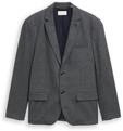 TOM TAILOR Herren Dobby Sakko mit Stretch-Anteil, blau, Uni, Gr. 48