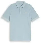 TOM TAILOR Herren Piqu&eacute; Poloshirt mit Logo-Badge, blau, Uni, Gr. XXL