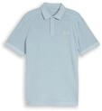 TOM TAILOR Herren Piqu&eacute; Poloshirt mit Logo-Badge, blau, Uni, Gr. XXL