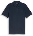 TOM TAILOR Herren Piqu&eacute; Poloshirt mit Logo-Badge, blau, Uni, Gr. XXL