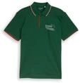 TOM TAILOR Herren Jersey Poloshirt mit Print, gr&uuml;n, Uni, Gr. XXL