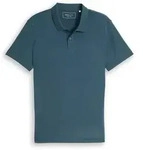 TOM TAILOR DENIM Herren Jersey Poloshirt aus Baumwolle, gr&uuml;n, Uni, Gr. XXL